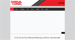 Desktop Screenshot of mobiletyres.co.za